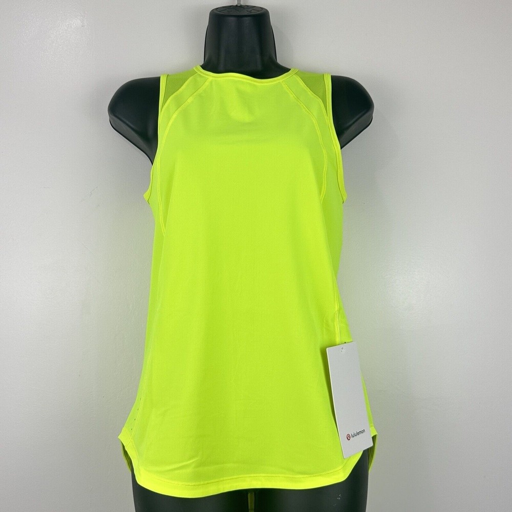 NWT Lululemon Sculpt Tank Top Highlight Yellow Size 2